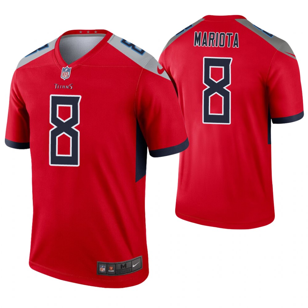 Men Tennessee Titans #8 Mariota red Nike Limited NFL Jerseys->indianapolis colts->NFL Jersey